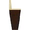 Ekena Millwork 2-Sided (L-beam) Hand Hewn Endurathane Faux Wood Ceiling Beam, Premium Hickory, 8"W x 8"H  x 20'L BMHH2C0080X080X240ZH - alternate 3